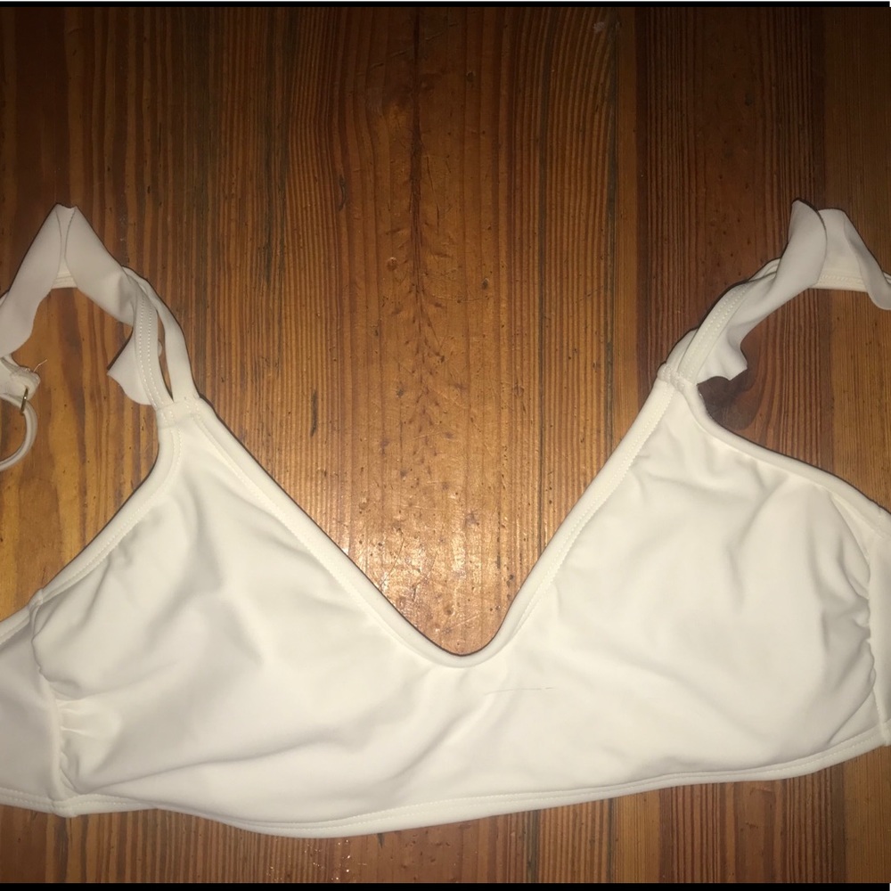 White bikini top